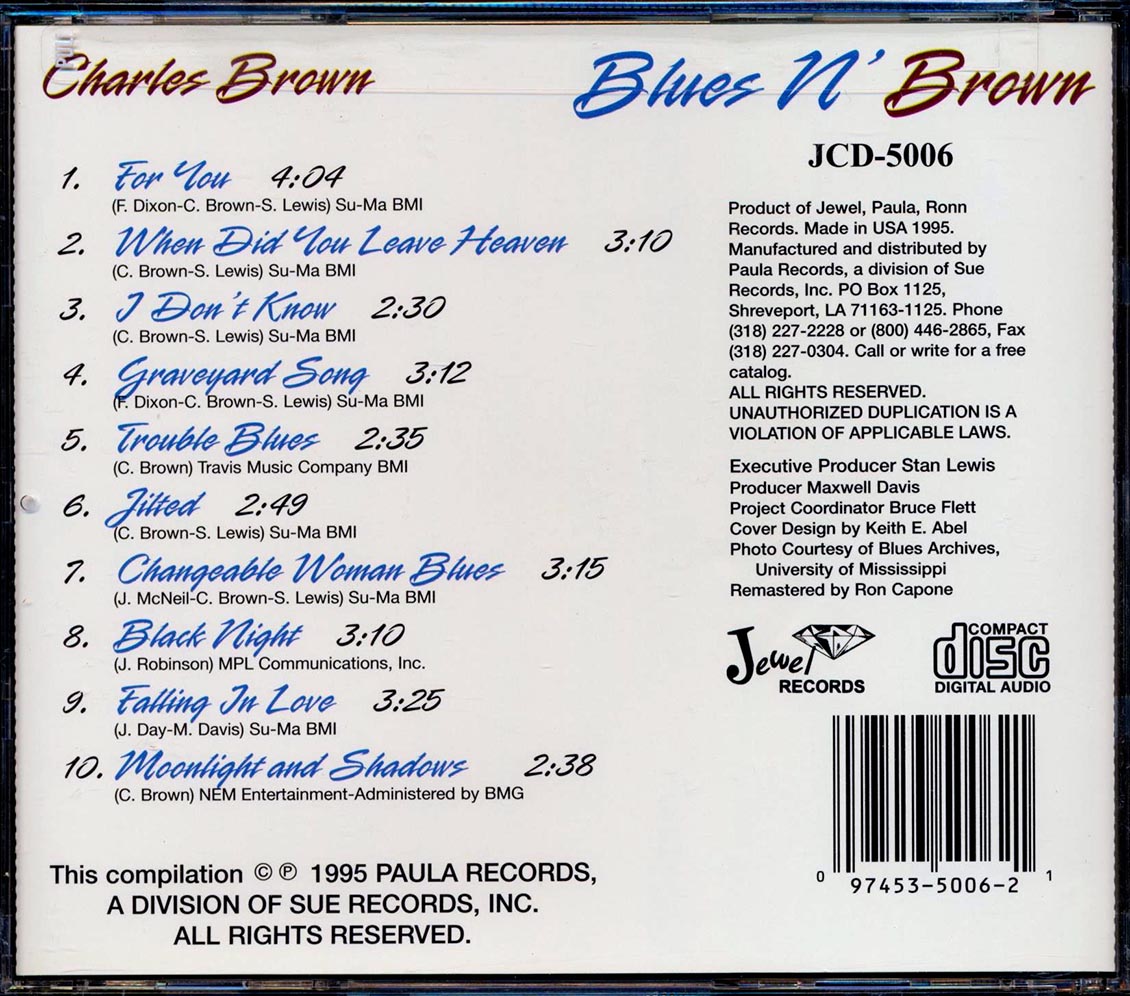 Charles Brown - Blues N' Brown