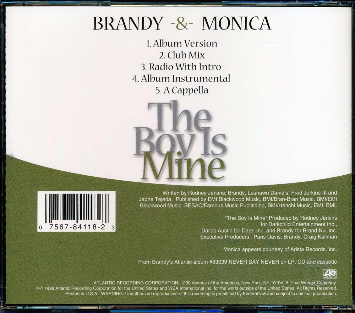Brandy & Monica - The Boy Is Mine (EP, 5 Tracks)