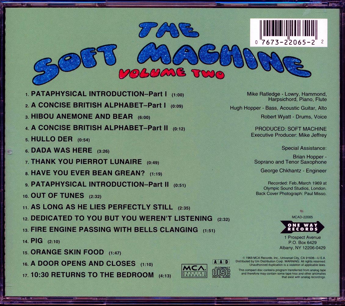 The Soft Machine - Volume 2