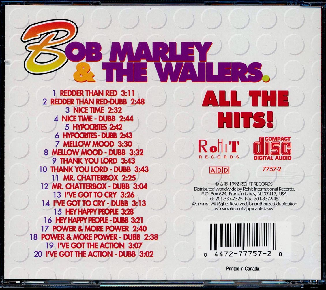 Bob Marley - All The Hits!