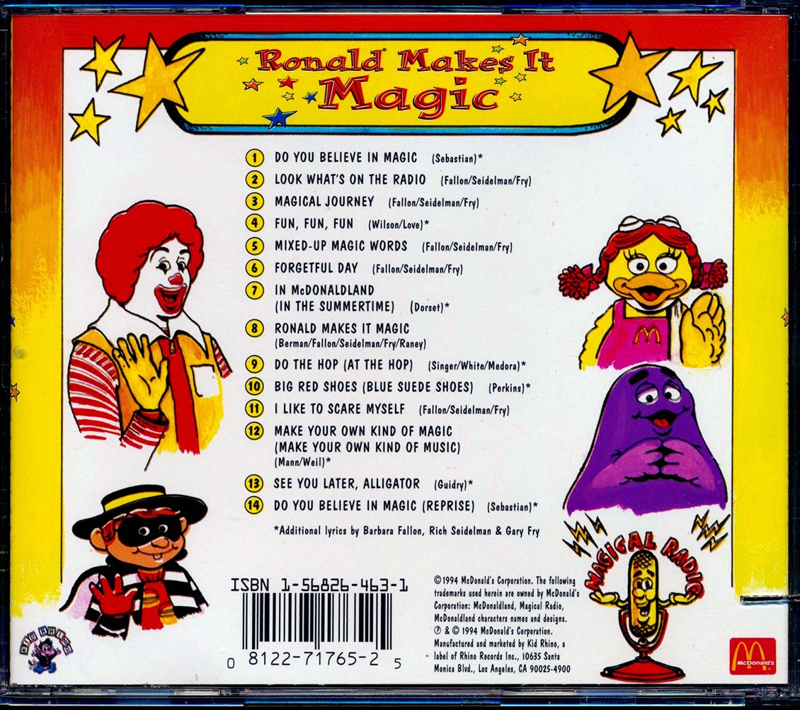 Ronald McDonald - Ronald Makes It Magic (marked/ltd stock)