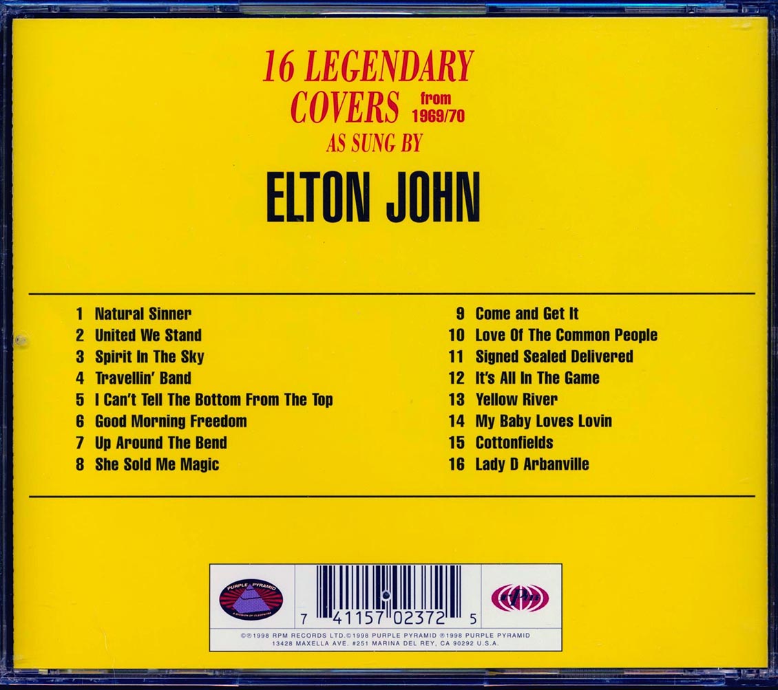 Elton John - 16 Legendary Covers From 1969-70 As Sung By Elton John: Chartbusters Go Pop (incl. large booklet) (marked/ltd stock)