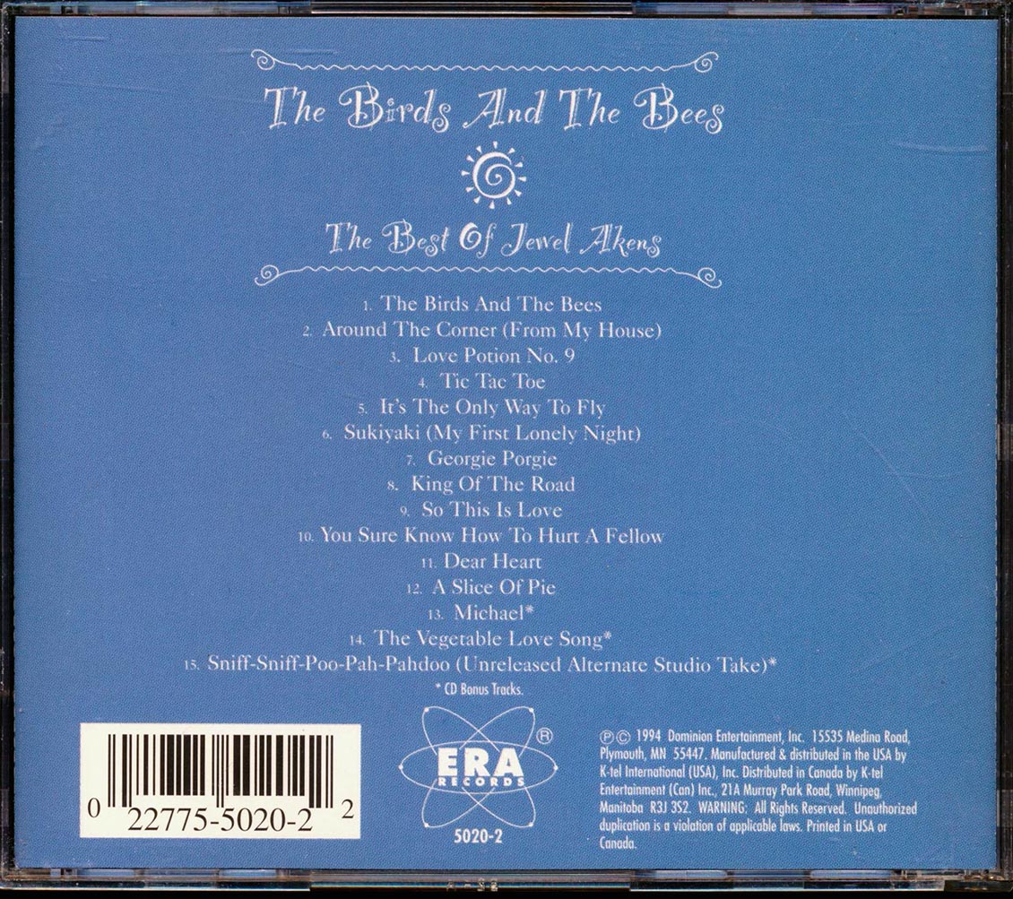 Jewel Akens - The Birds And The Bees: The Best Of Jewel Akens (marked/ltd stock)