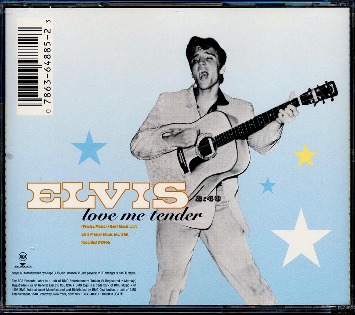 Elvis Presley - Love Me Tender (CD Single) (shaped CD)