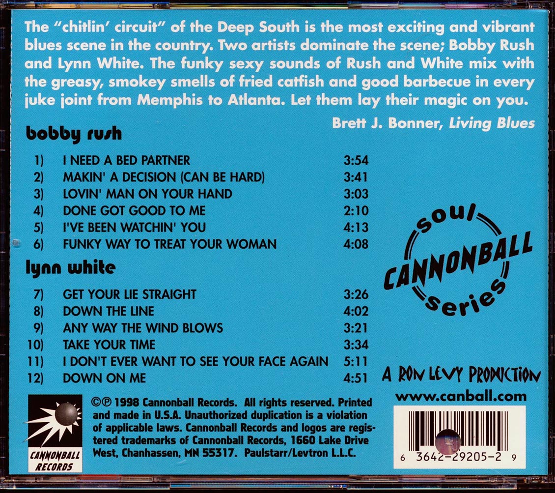 Bobby Rush, Lynn White - Southern Soul (marked/ltd stock)