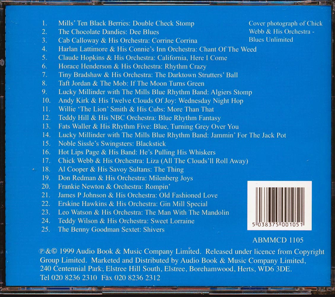 Cab Calloway, Fats Waller, Chick Webb, Etc. - Harlem Jazz: The 30s (25 tracks)