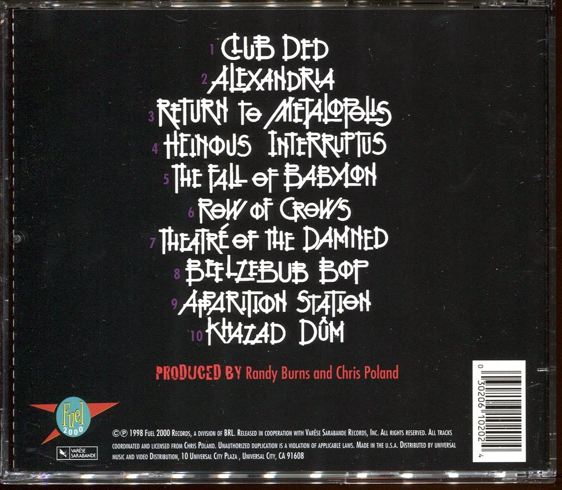 Chris Poland - Return To Metalopolis (marked/ltd stock)