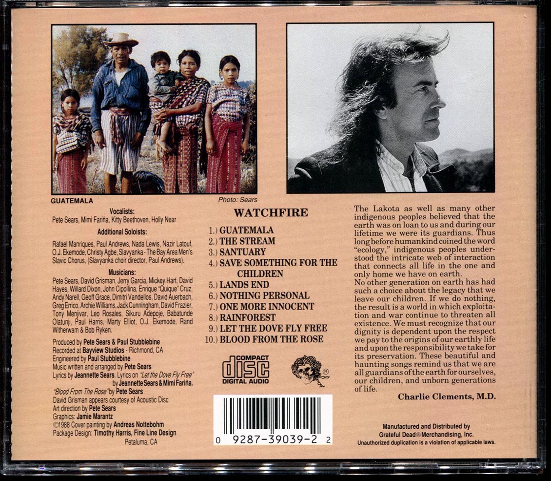 Pete Sears, Mimi Farina, Jerry Garcia, David Grisman, Holly Near - Watchfire