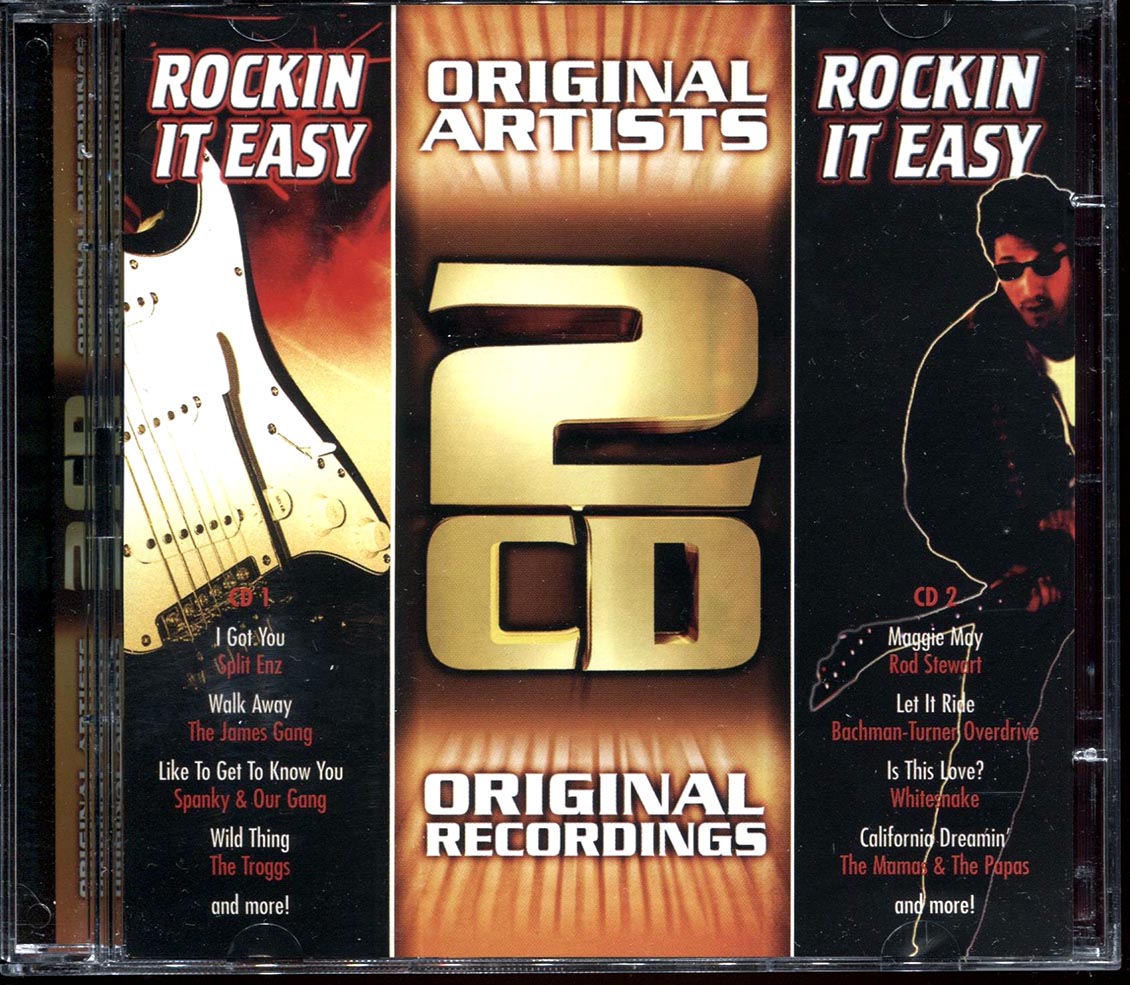 Rod Stewart, Steve Sinwood, Whitesnake, Night Ranger, 10CC, Split Enz, Etc. - Rockin It Easy (20 tracks) (2xCD)