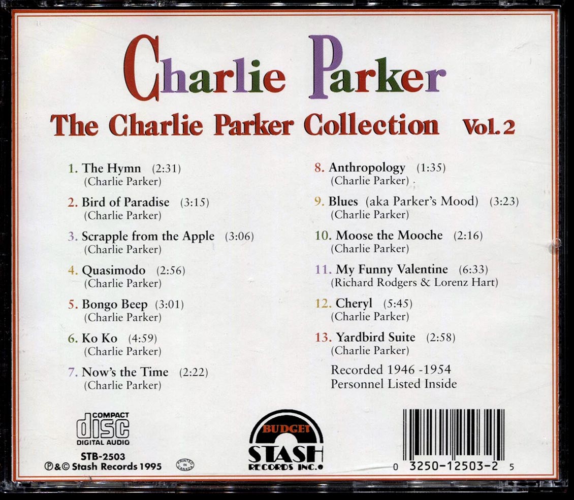 Charlie Parker - The Charlie Parker Collection Volume 2