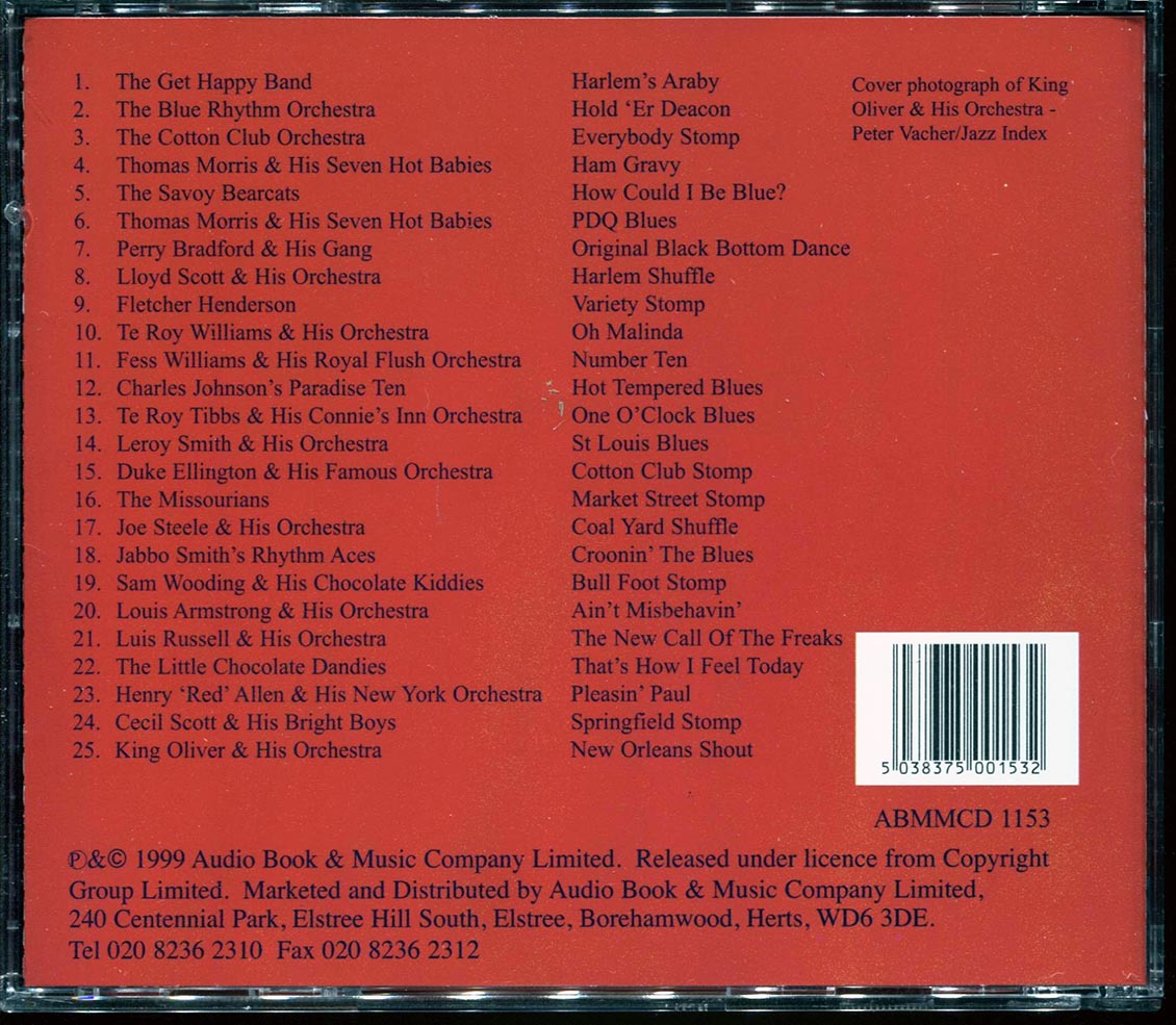 Thomas Morris & His Seven Hot Babies, The Little Chocolate Dandies, Jabbo Smith's Rhythm Aces, Etc. - Harlem Jazz: The 20s (25 tracks)