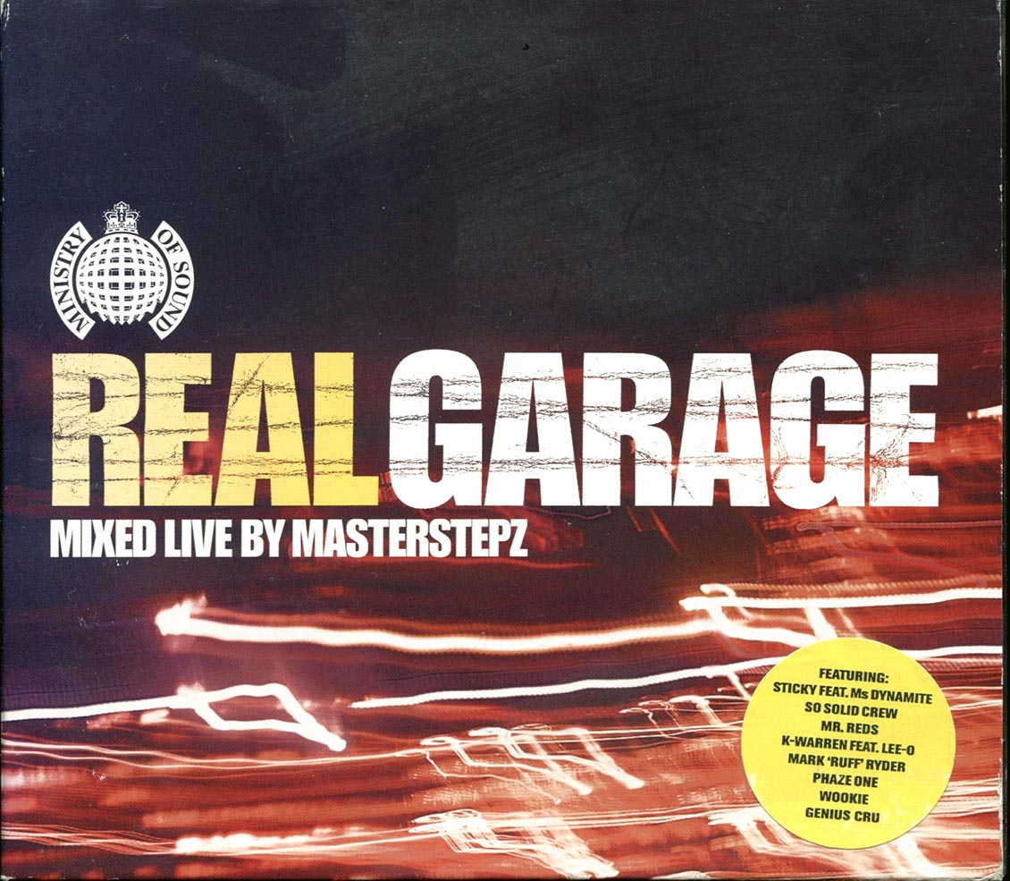 Mr. Reds, So Solid Crew, Genuis Cru, Wookie, Etc. - Real Garage Mixed Live By Masterstepz (40 tracks) (2xCD) (incl. large booklet)