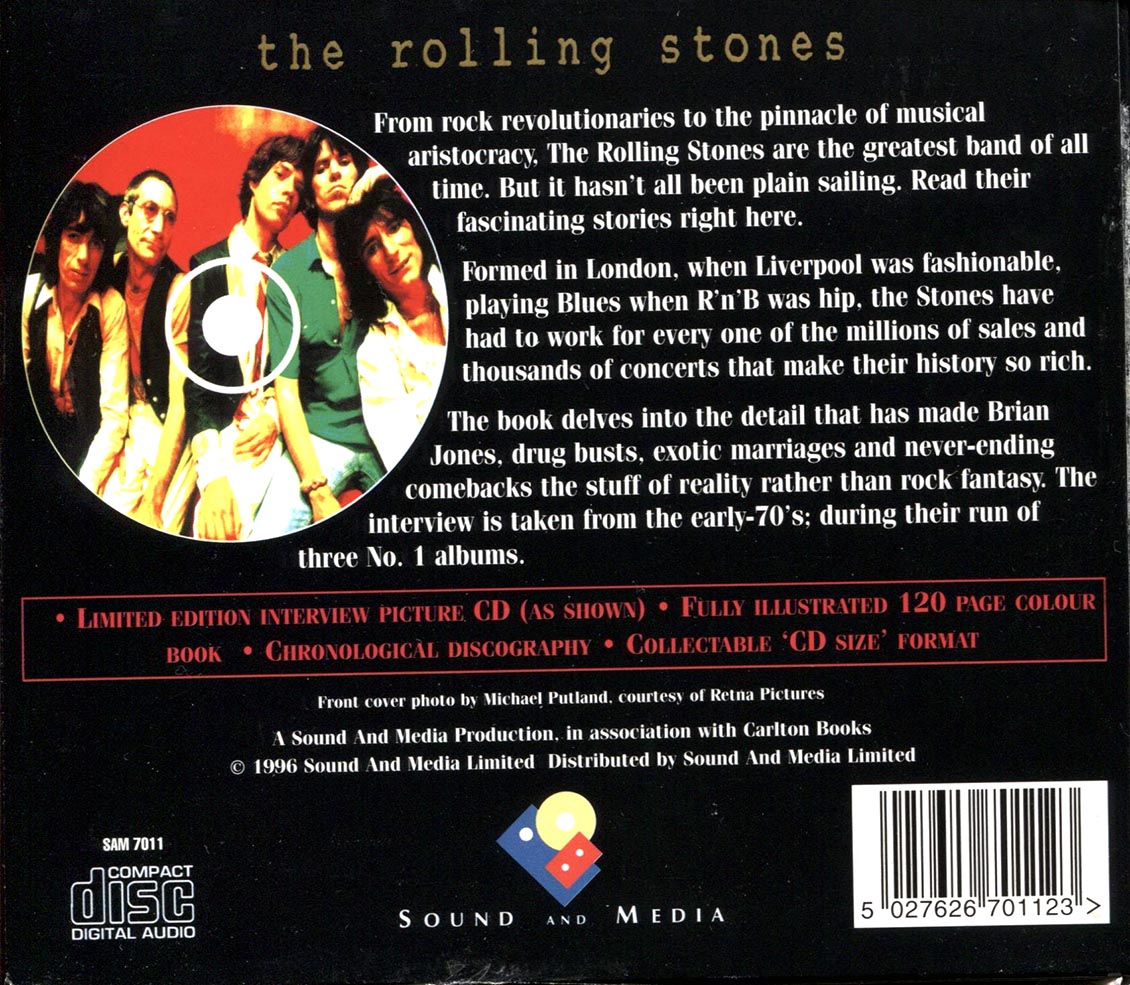 The Rolling Stones - Fully Illustrated Book And Interview Disc