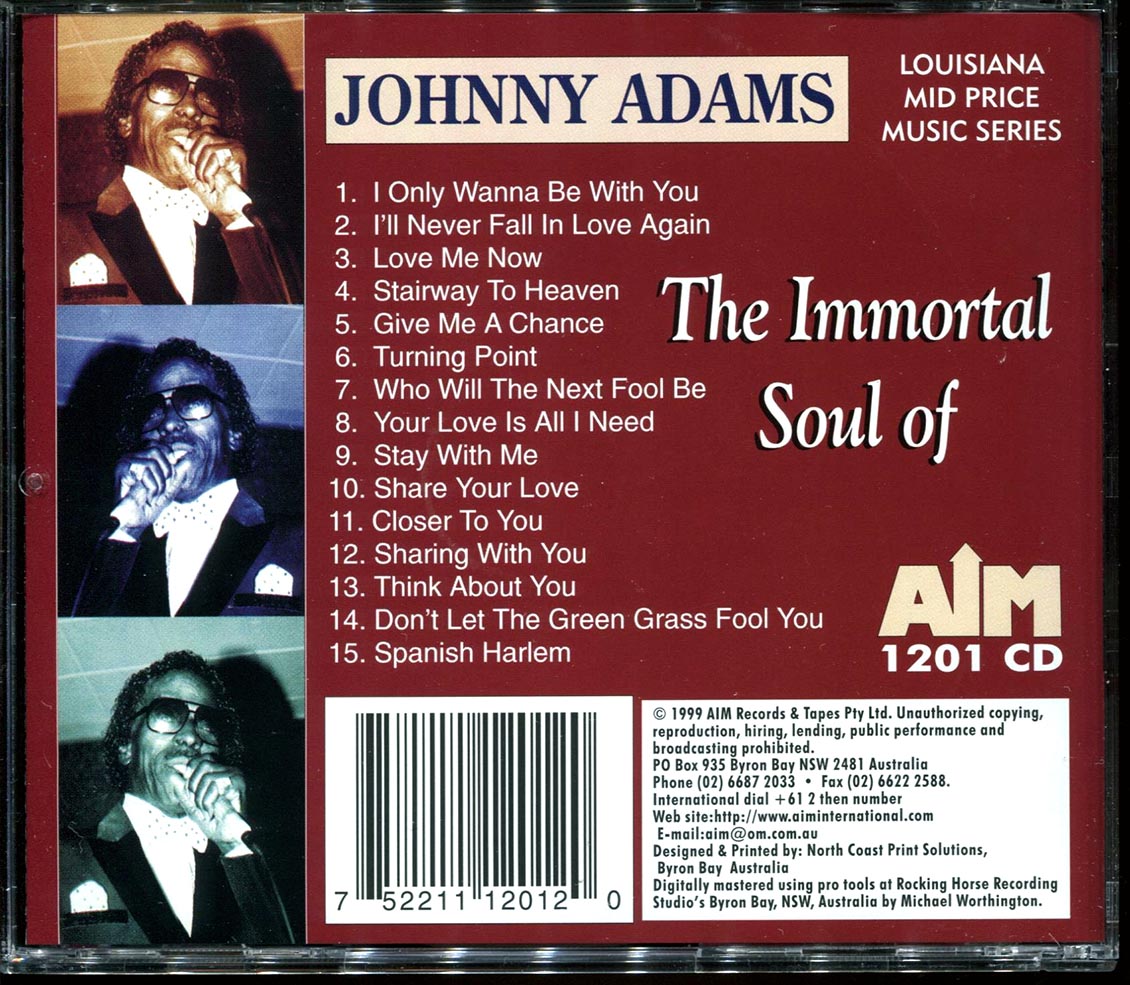 Johnny Adams - The Immortal Soul Of Johnny Adams