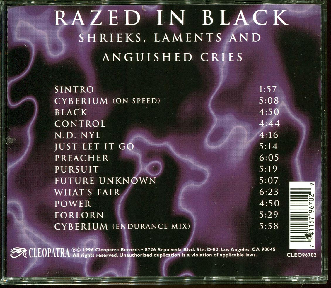 Razed In Black - Shrieks, Laments And Anguished Cries (marked/ltd stock)