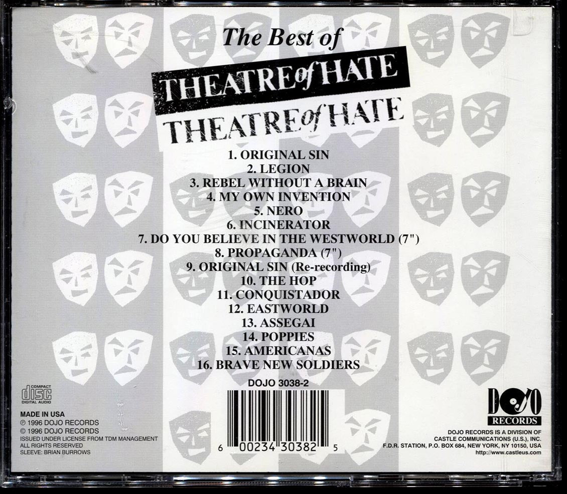 Theatre Of Hate - The Best Of Theatre Of Hate
