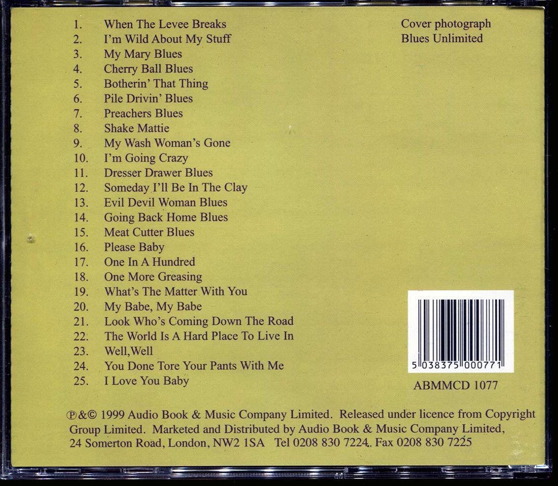 Kansas Joe McCoy - One In A Hundred (featuring Memphis Minnie) (25 tracks)