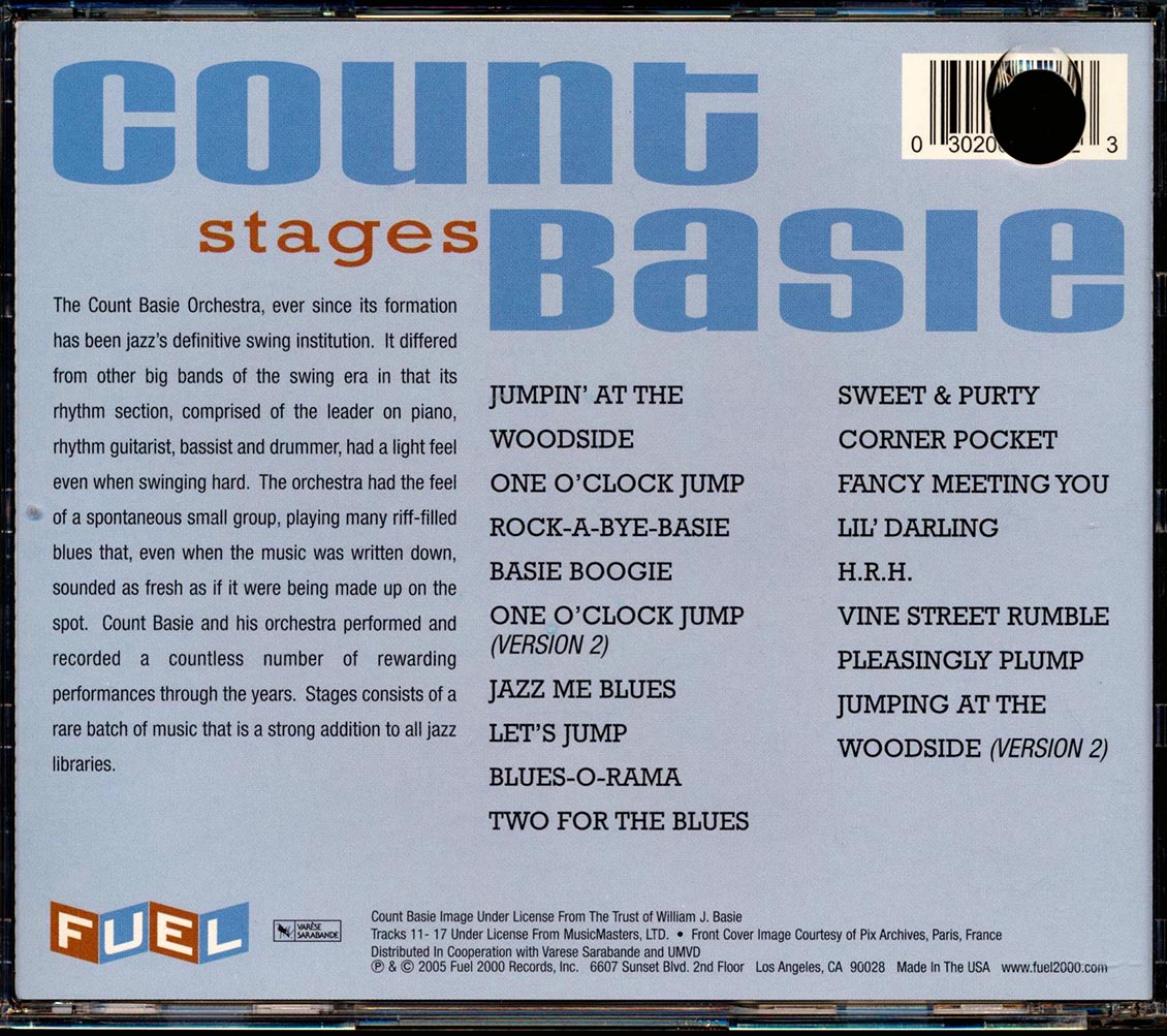 Count Basie - Stages (marked/ltd stock)