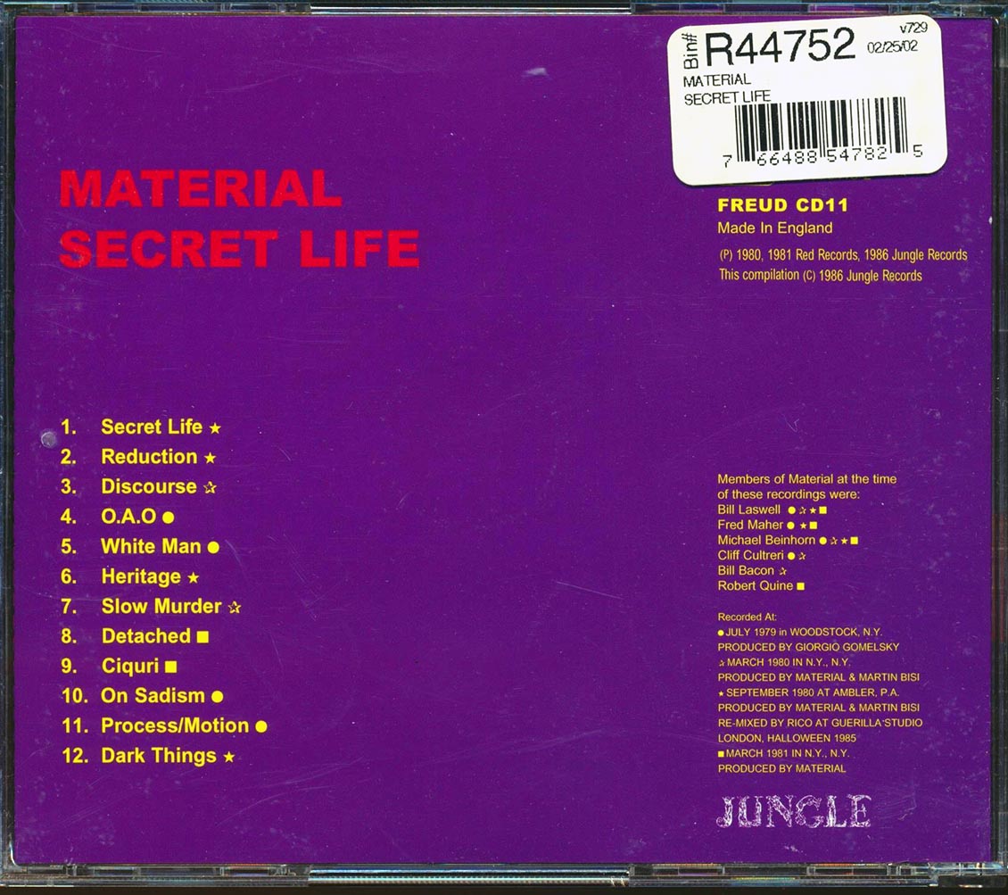 Material - Secret Life (1979/81)