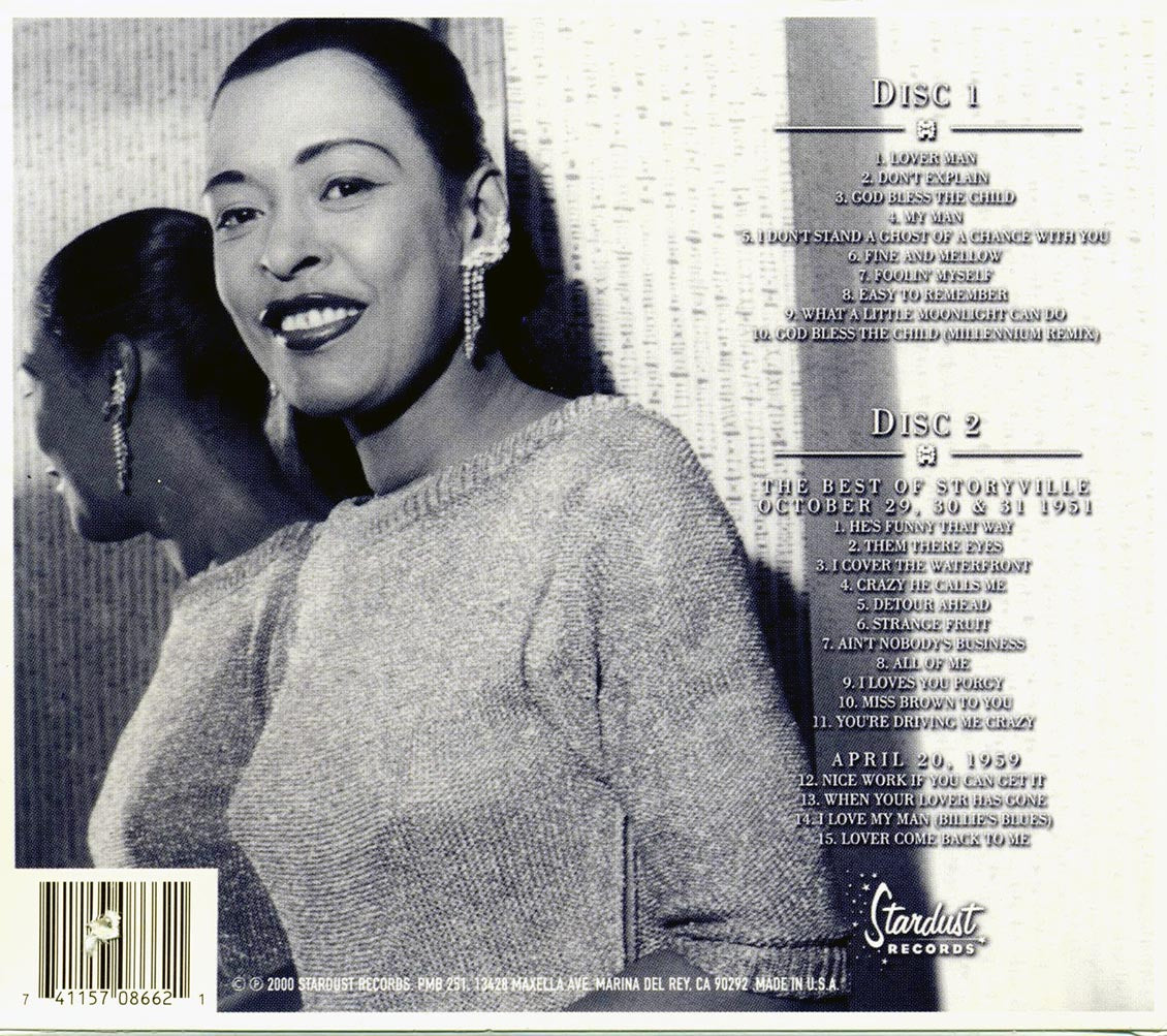 Billie Holiday - Anthology 1944-1959 (25 tracks) (ltd. ed.) (2xCD) (marked/ltd stock) (remastered)
