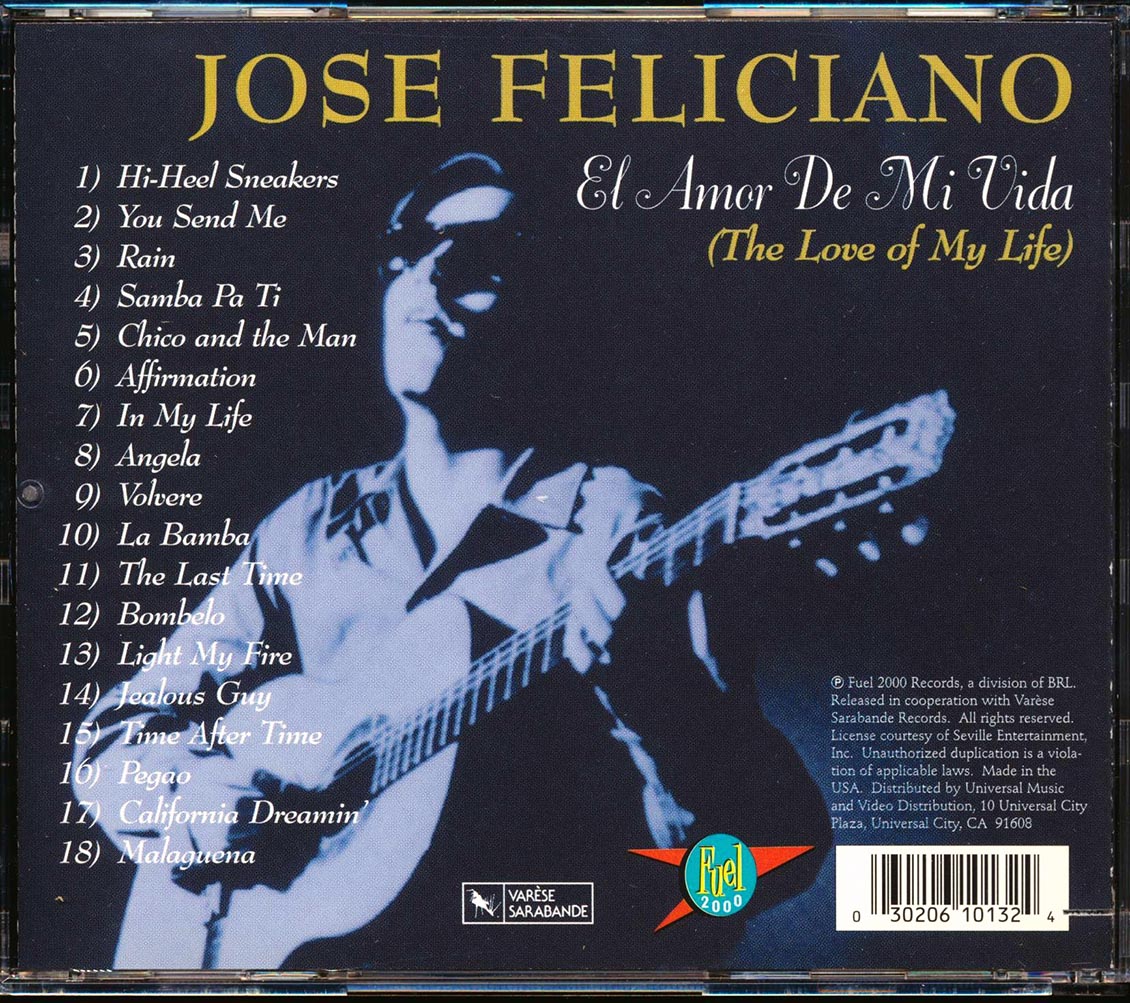 Joe Feliciano - El Amor De Mi Vida (The Love Of My Life) (marked/ltd stock)