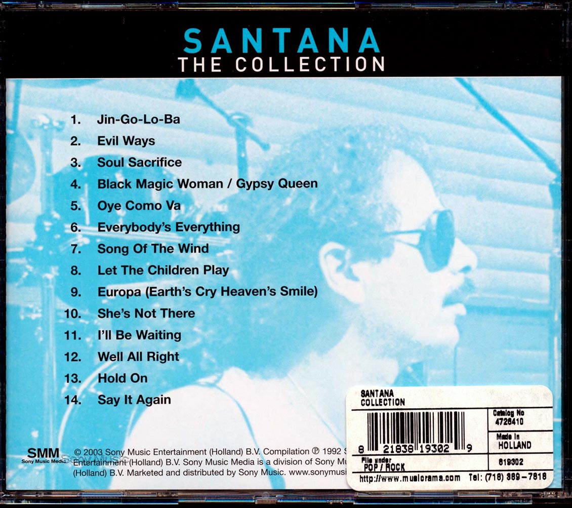 Santana - The Collection (Oye Como Va, Black Magic Woman, Evil Ways, She's Not There, Etc.)
