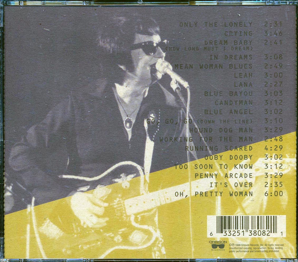 Roy Orbison - Live From Birmingham, July 13, 1980, Birmingham, Alabama, USA