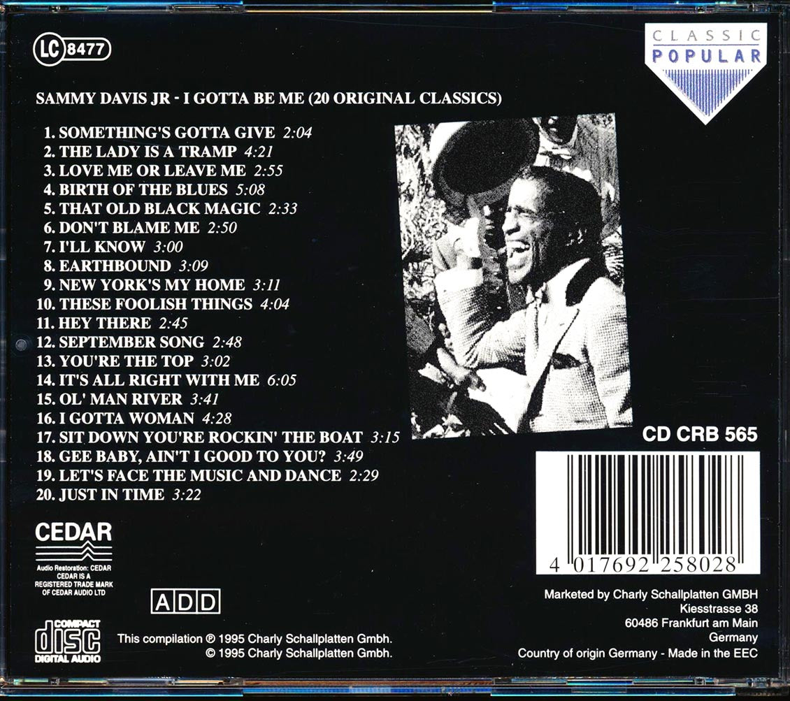Sammy Davis Jr. - I Gotta Be Me (20 tracks)