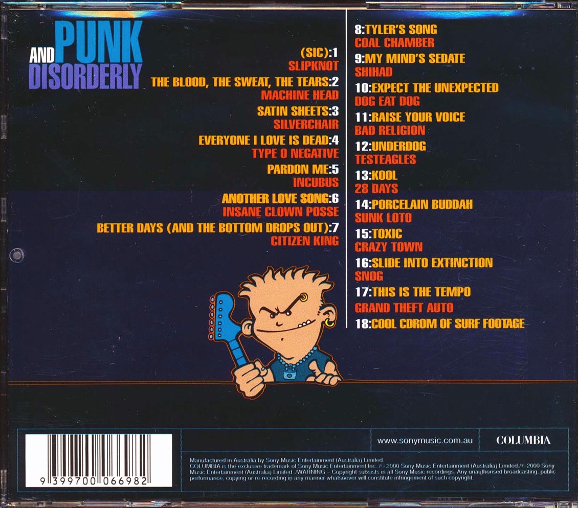 Bad Religion, Slipknot, Machine Head, Insane Clown Posse, Etc. - Punk And Disorderly