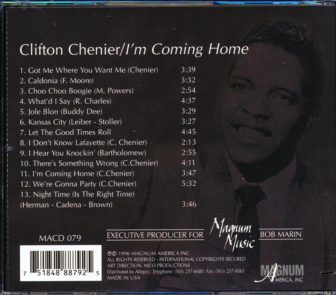 Clifton Chenier - I'm Coming Home (marked/ltd stock)