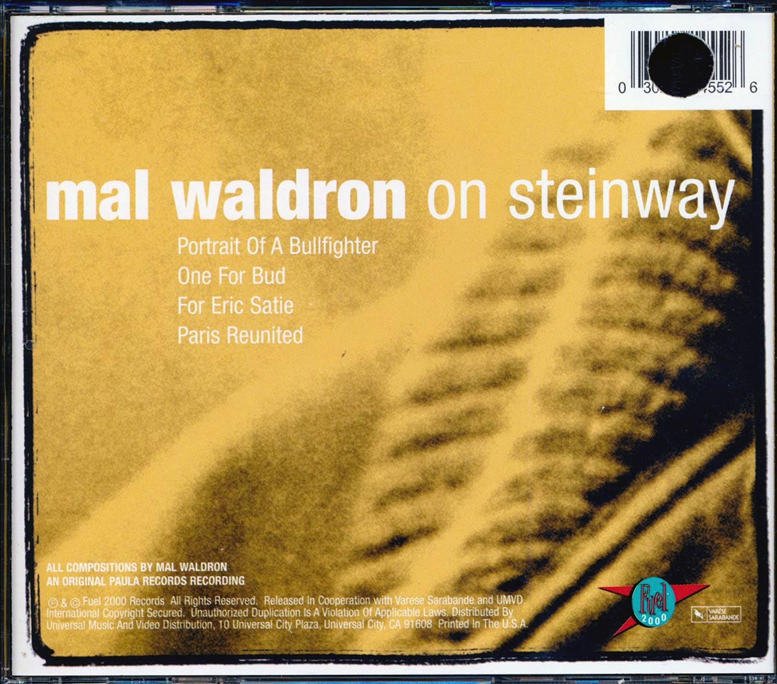 Mal Waldron - On Steinway (marked/ltd stock)