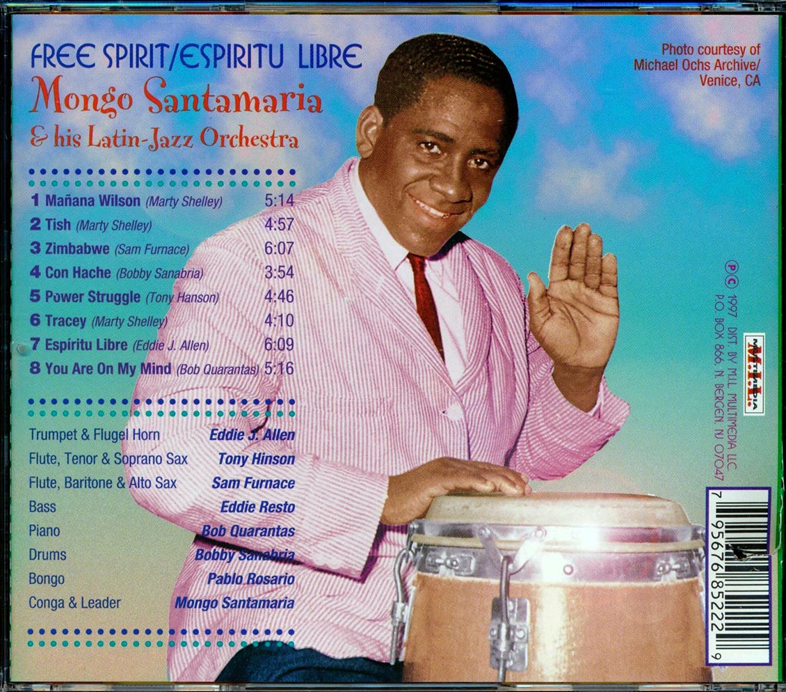 Mongo Santamaria & His Latin-Jazz Orchestra - Free Spirit (Espiritu Libre) (marked/ltd stock)
