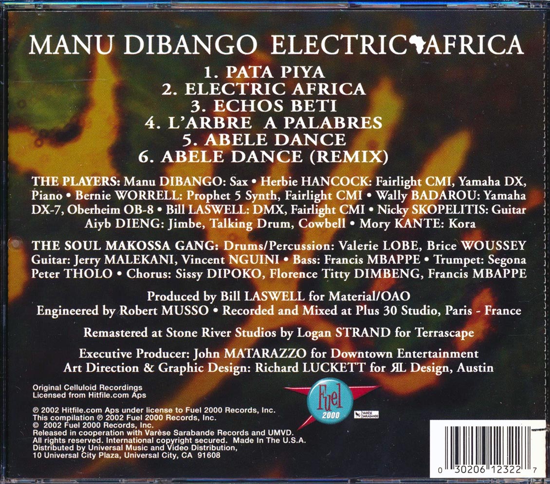Manu Dibango - Electric Africa (marked/ltd stock)