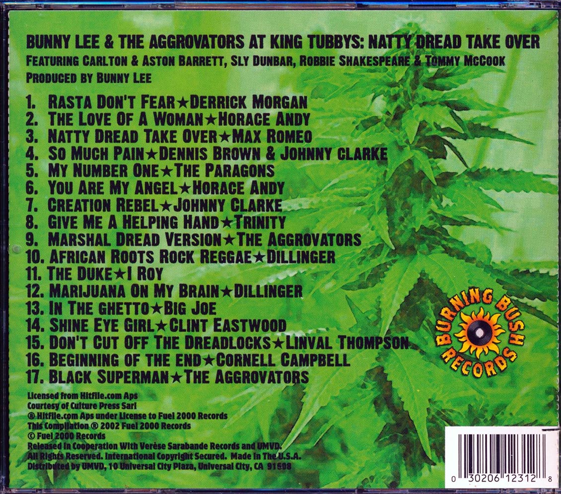 Horace Andy, Linval Thompson, Johnny Clarke, Etc. - Natty Dread Take Over: Bunny Lee & The Aggrovators At King Tubby's (marked/ltd stock)