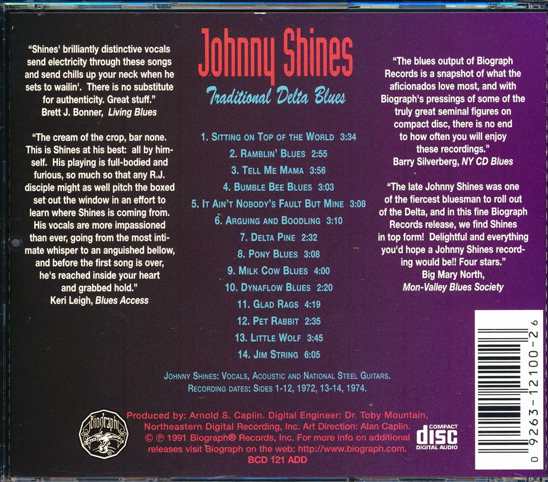 Johnny Shines - Tradition Delta Blues