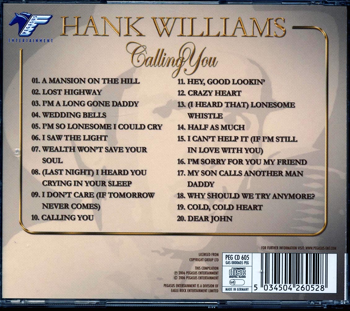 Hank Williams - Calling You