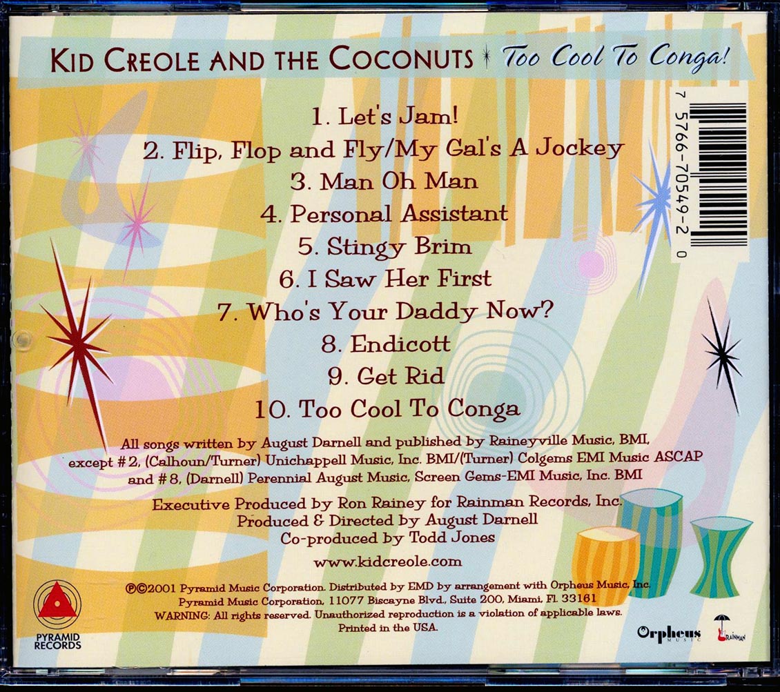 Kid Creole & The Coconuts - The Cool To Conga!