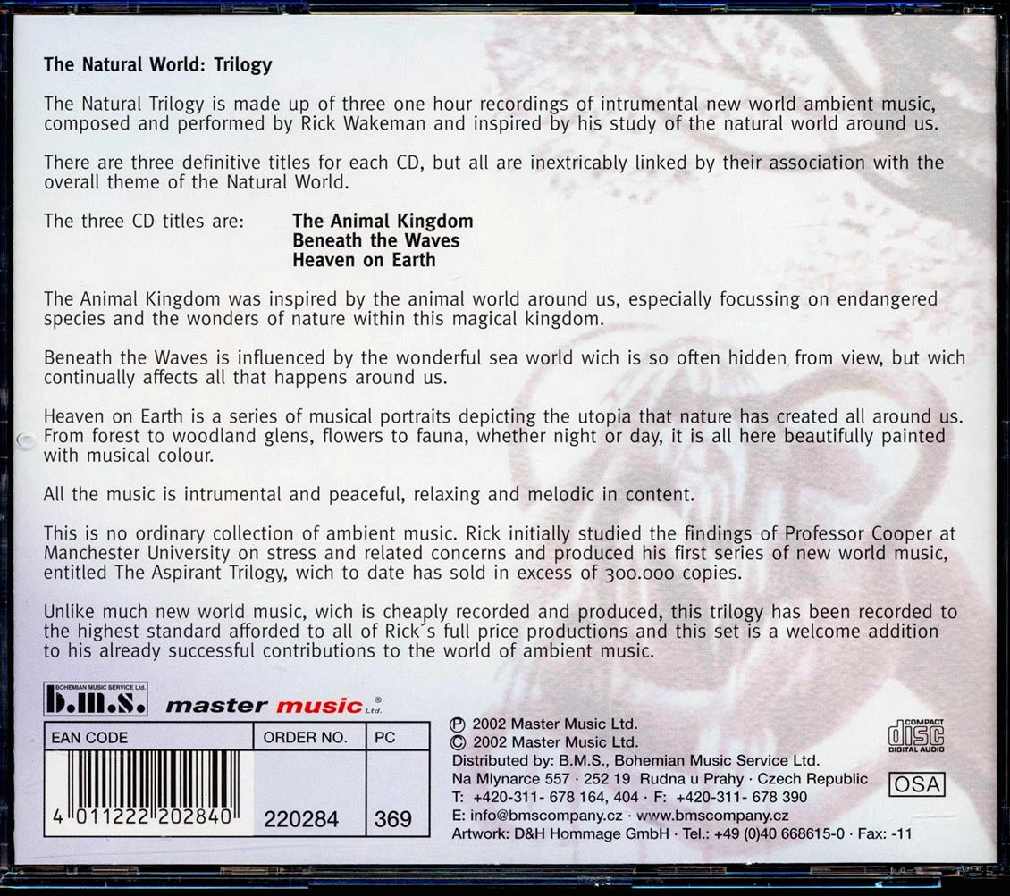 Rick Wakeman - The Natural World Trilogy (27 tracks) (3xCD)