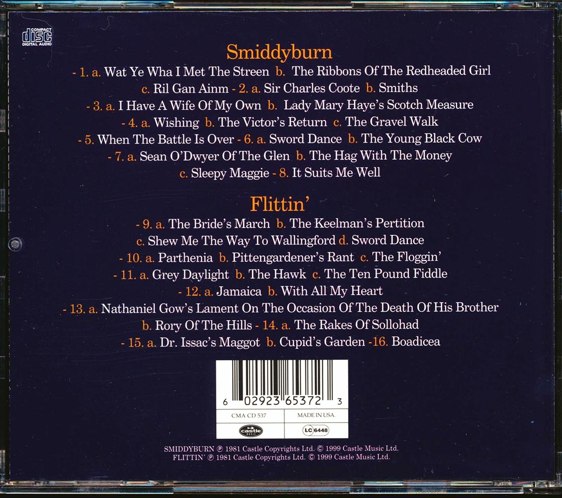 Dave Swarbrick - Smiddyburn + Flittin' (2 albums on 1 CD)