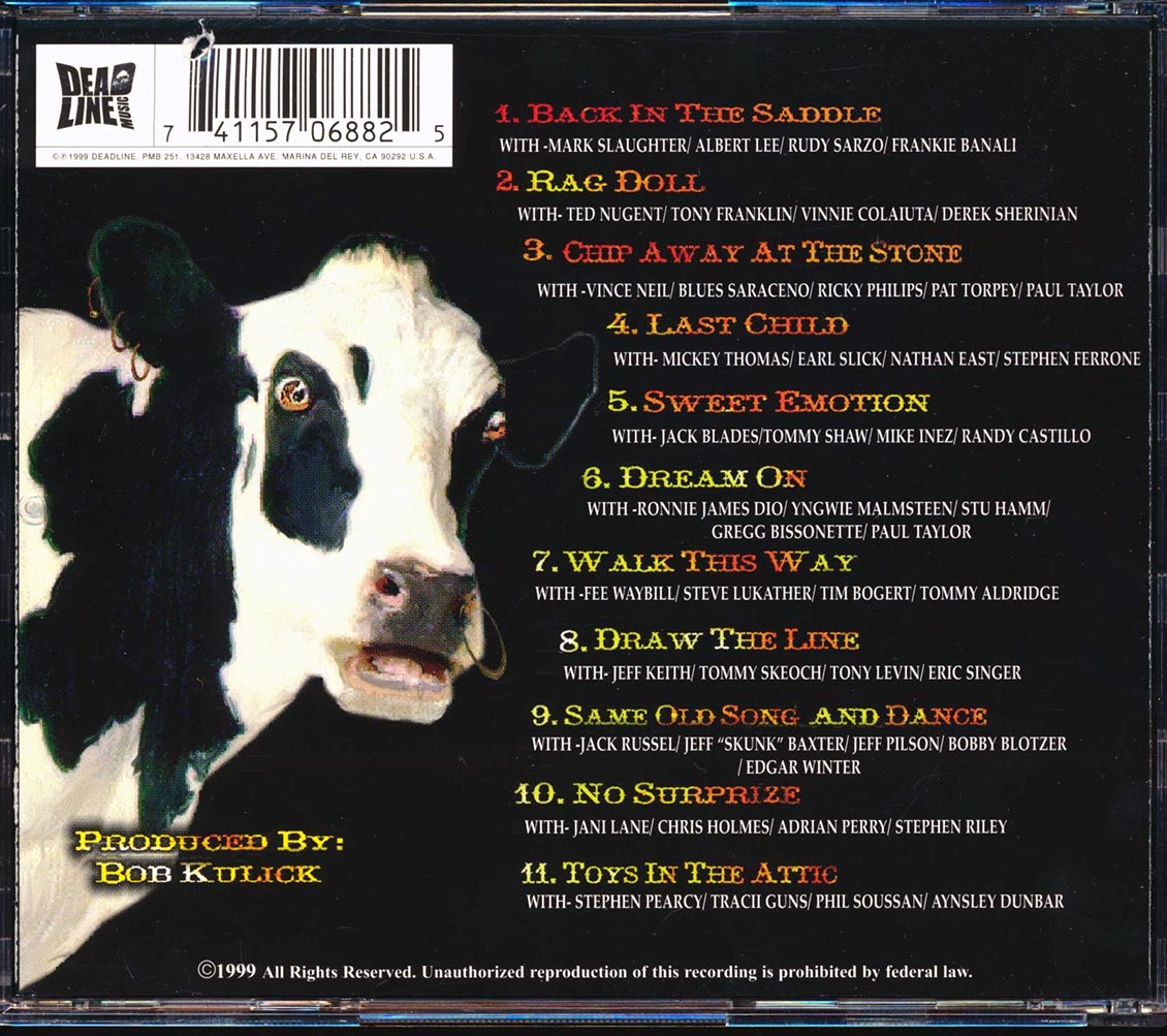 Ted Nugent, Vince Neil, Mark Slaughter, Jack Russell, Etc. - Tribute To Aerosmith: Not The Same Old Song And Dance (marked/ltd stock)