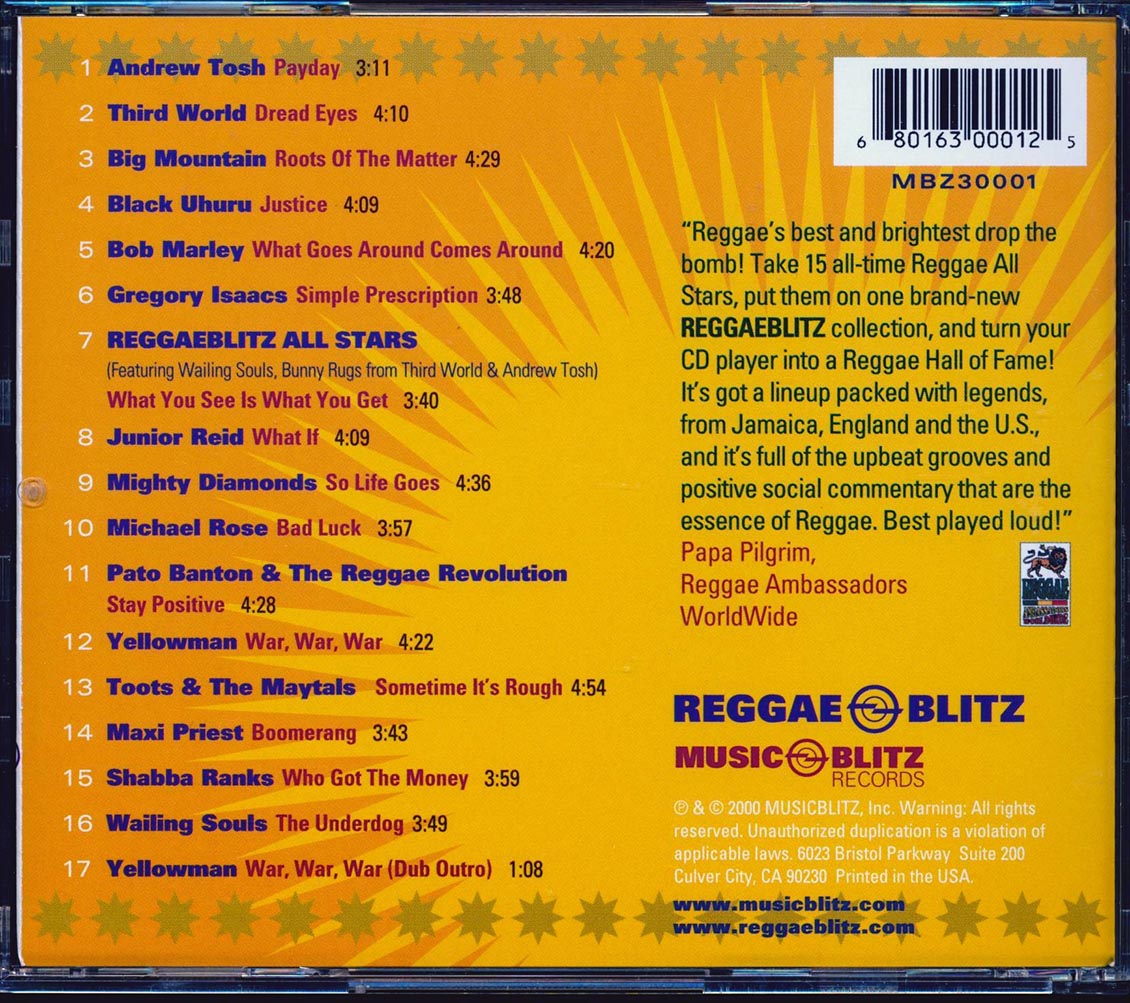 Bob Marley, Jr. Reid, Michael Rose, Toots & The Maytals, Etc. - Reggae Blitz All Stars