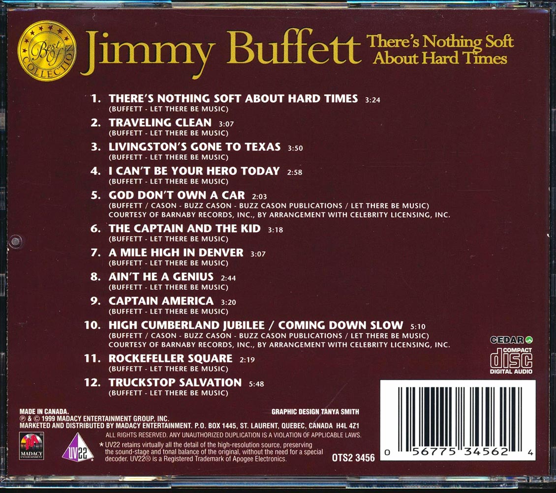 Jimmy Buffett - There's Nothing Soft About Hard Times