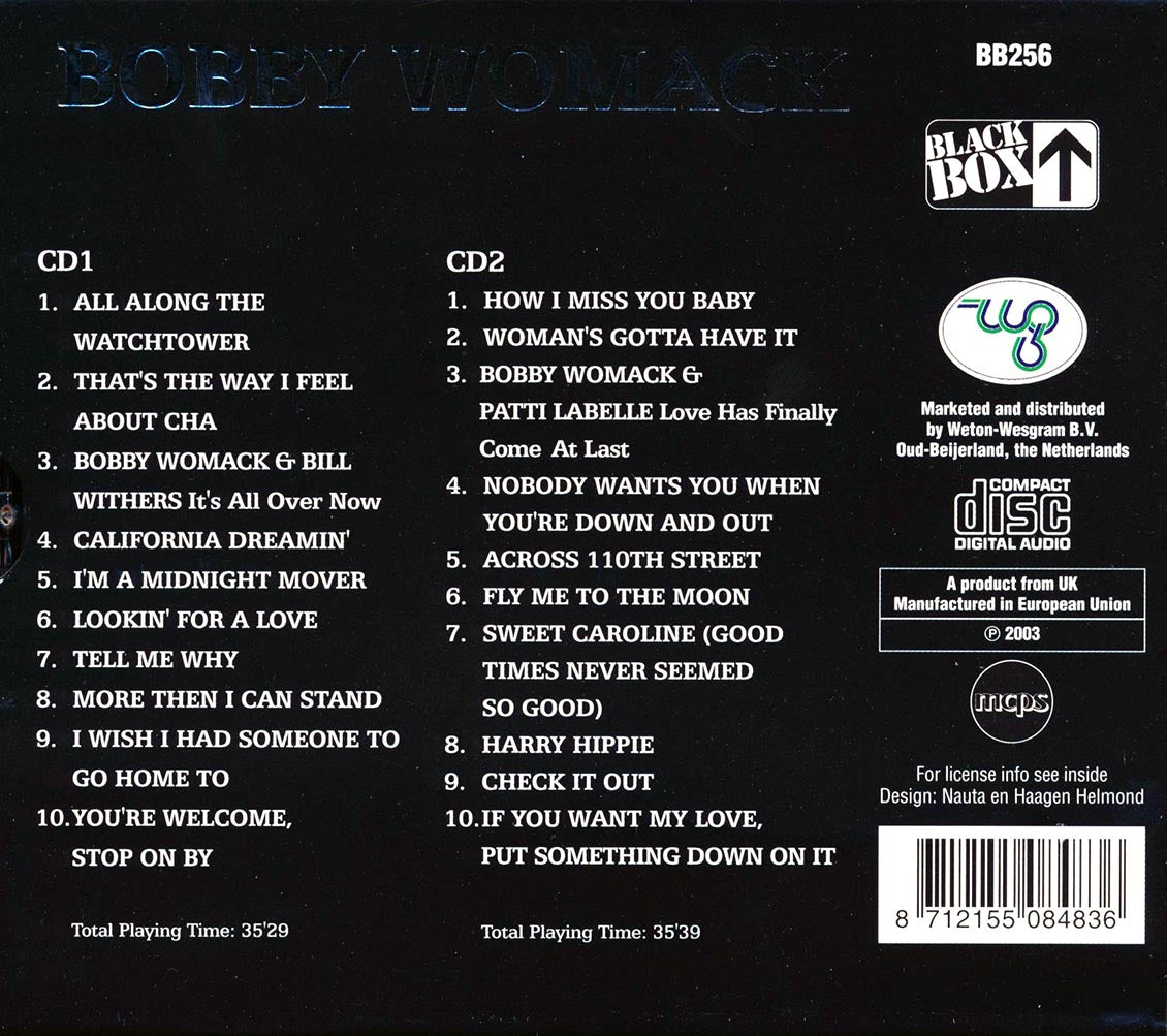 Bobby Womack - How I Miss You Baby (20 tracks) (2xCD)