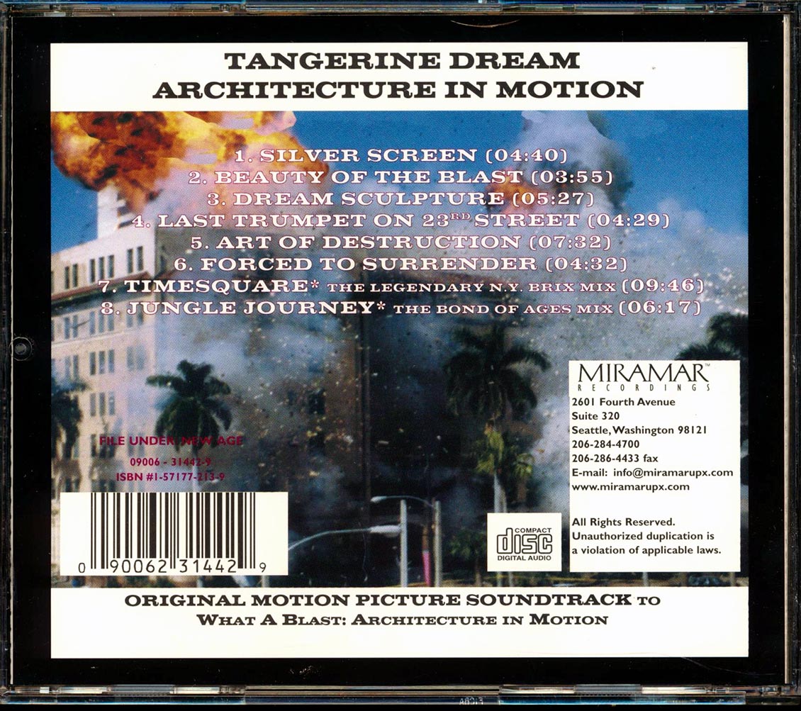 Tangarine Dream - Architecture In Motion