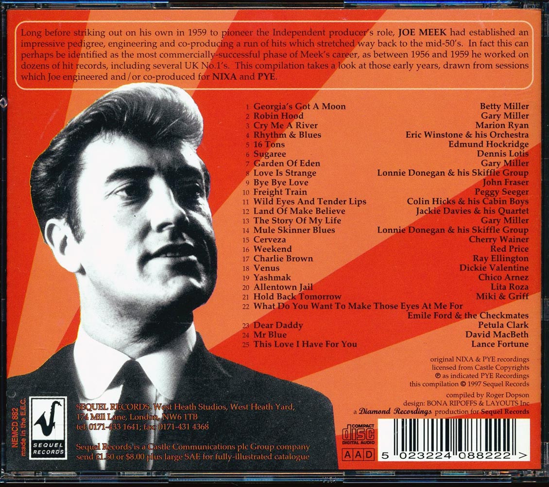 Betty Miller, Petula Clark, Colin Hicks & His Cabin Boys, Red Prices, Etc. - The Joe Meek Story Volume 5: The Early Years (25 tracks)