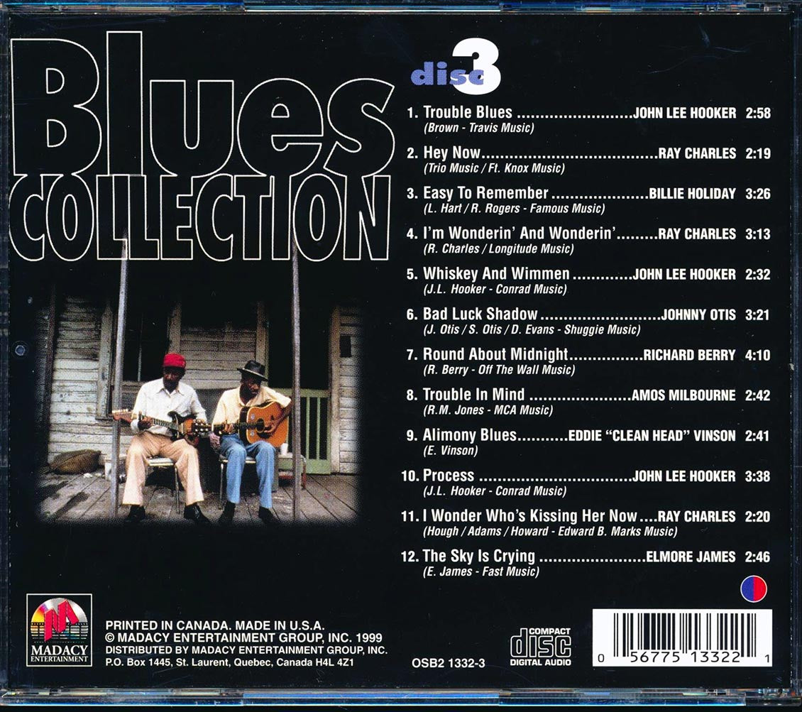 John Lee Hooker, Ray Charles, Elmore James, Johnny Otis, Etc. - Blues Collection 3