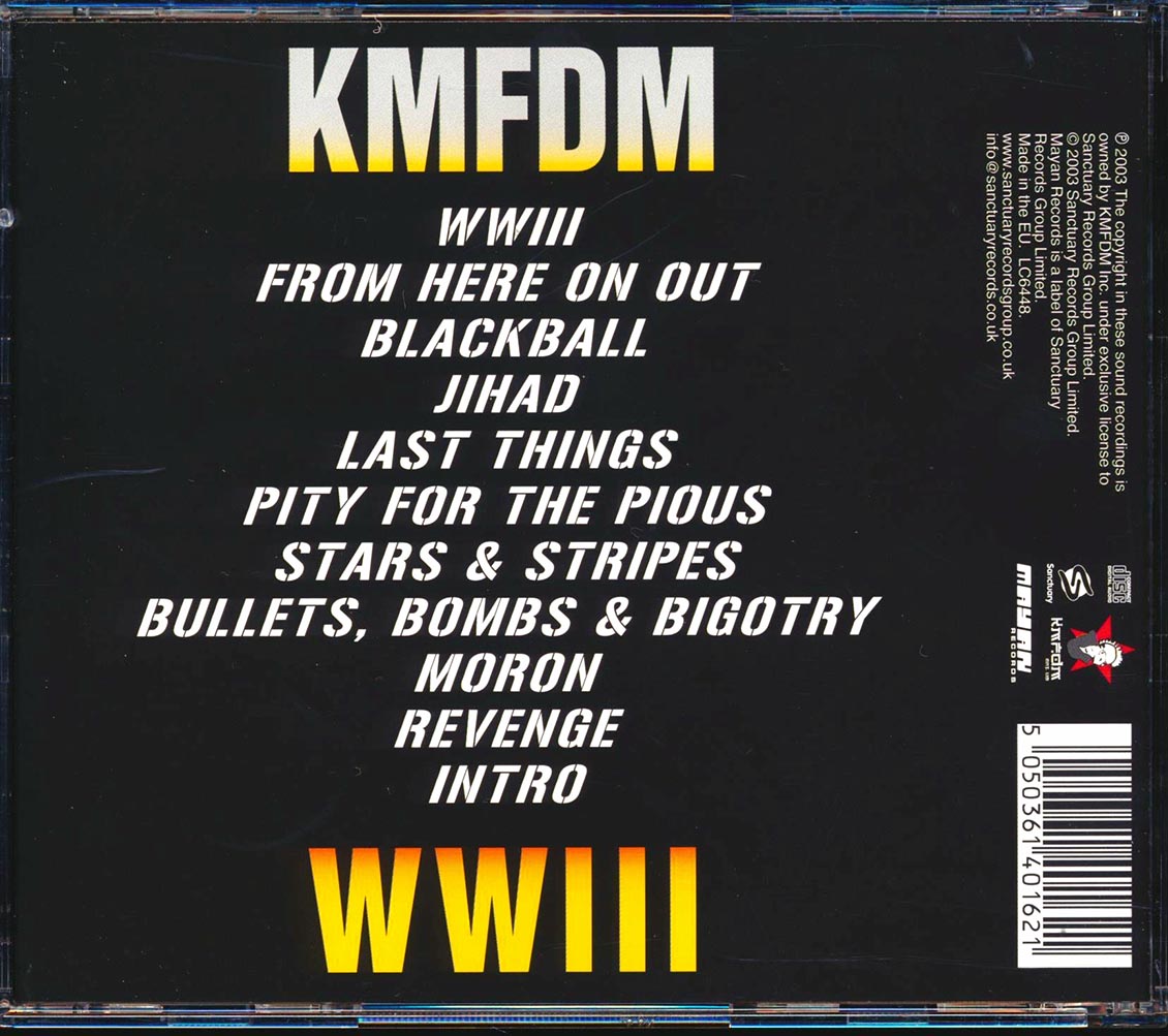 KMFDM - WWIII (incl. large booklet)