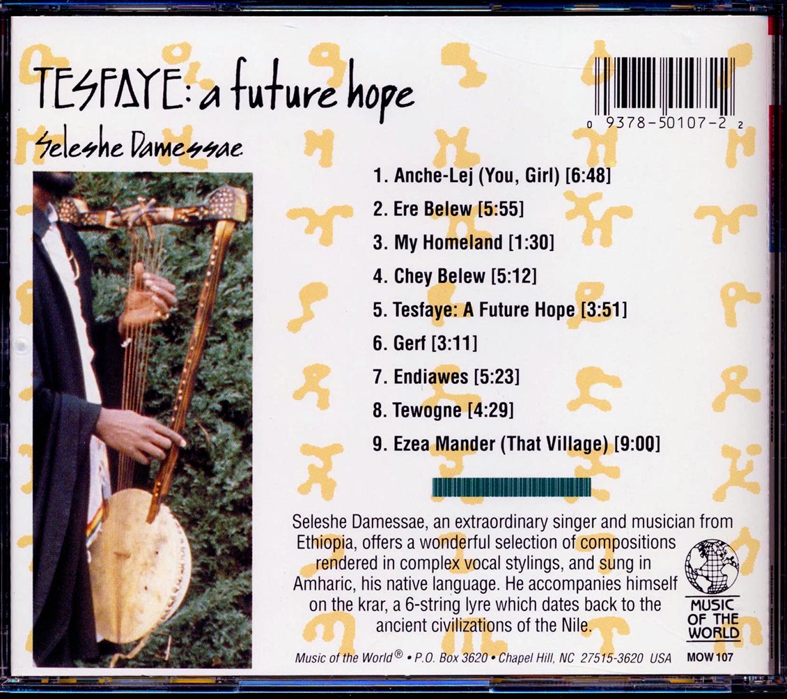 Seleshe Damessae - Tesfaye: A Future Hope, Vocal & String Music Of Ethiopia
