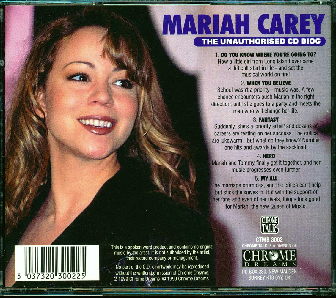 Mariah Carey - The Unauthorized CD Biog