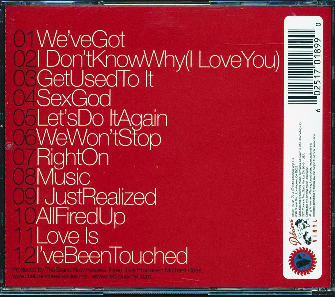 The Brand New Heavies - Get Used To It (incl. large booklet)